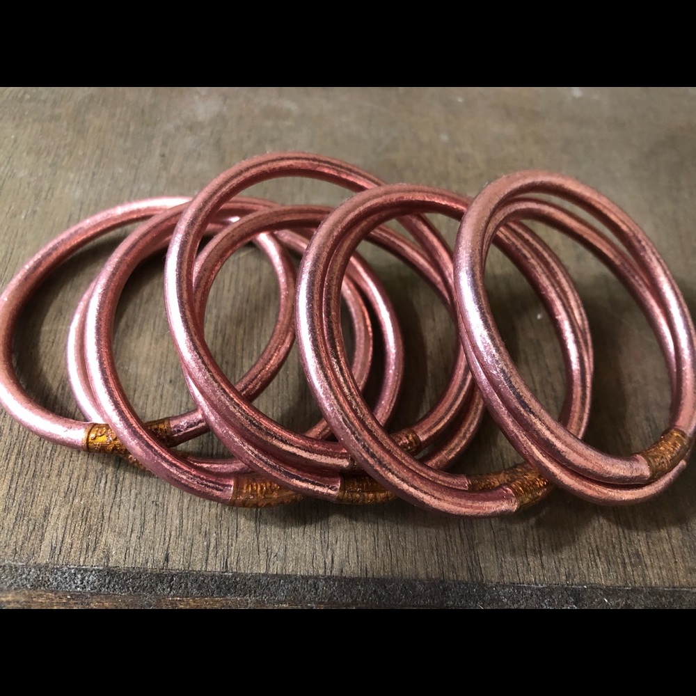 Rose Gold BudhaGirl Bangles (9)